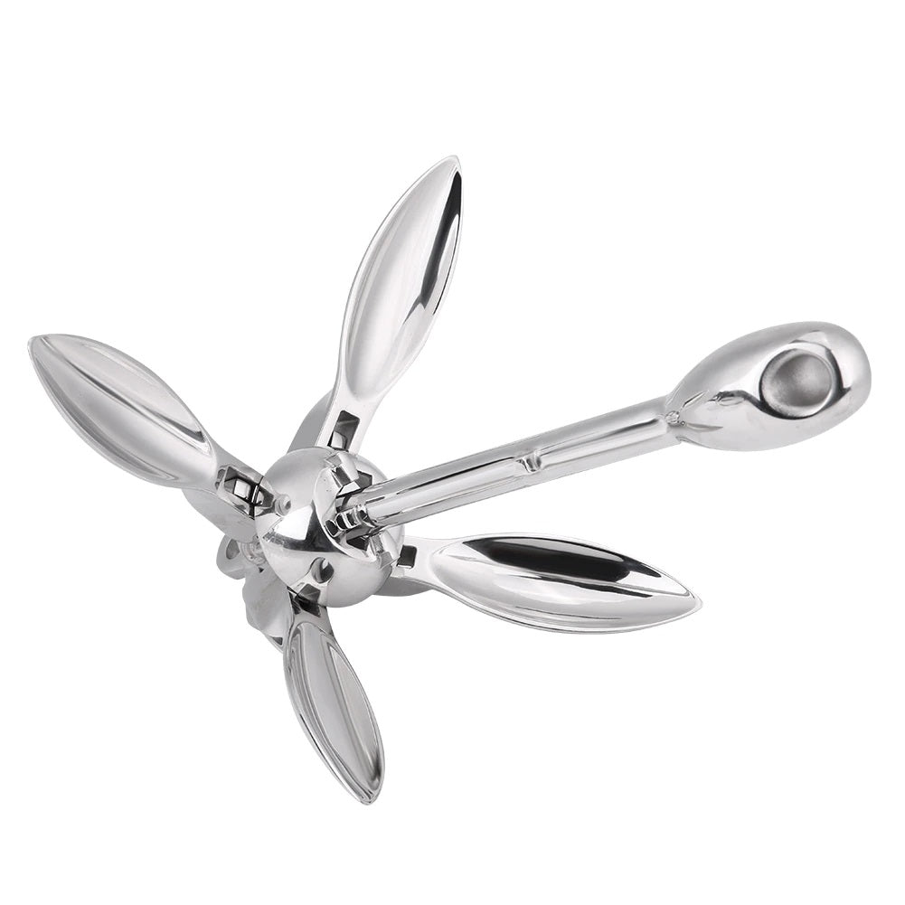 1.5 Kg stainless steel 316 Folding Grapnel Anchor For Canoe Kayak Inflatable Boat