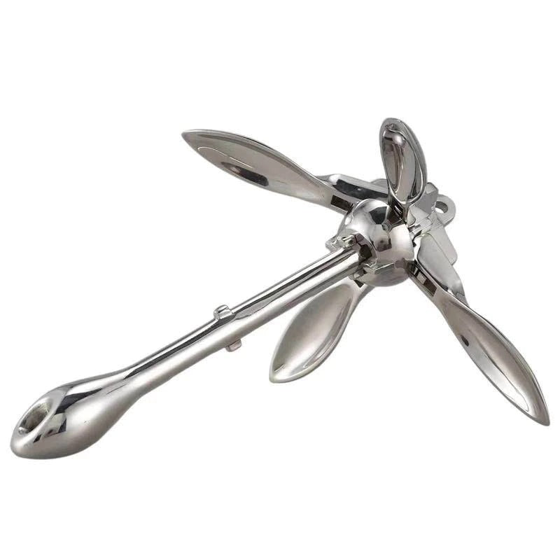 1.5 Kg stainless steel 316 Folding Grapnel Anchor For Canoe Kayak Inflatable Boat