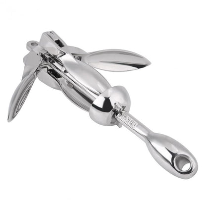 1.5 Kg stainless steel 316 Folding Grapnel Anchor For Canoe Kayak Inflatable Boat