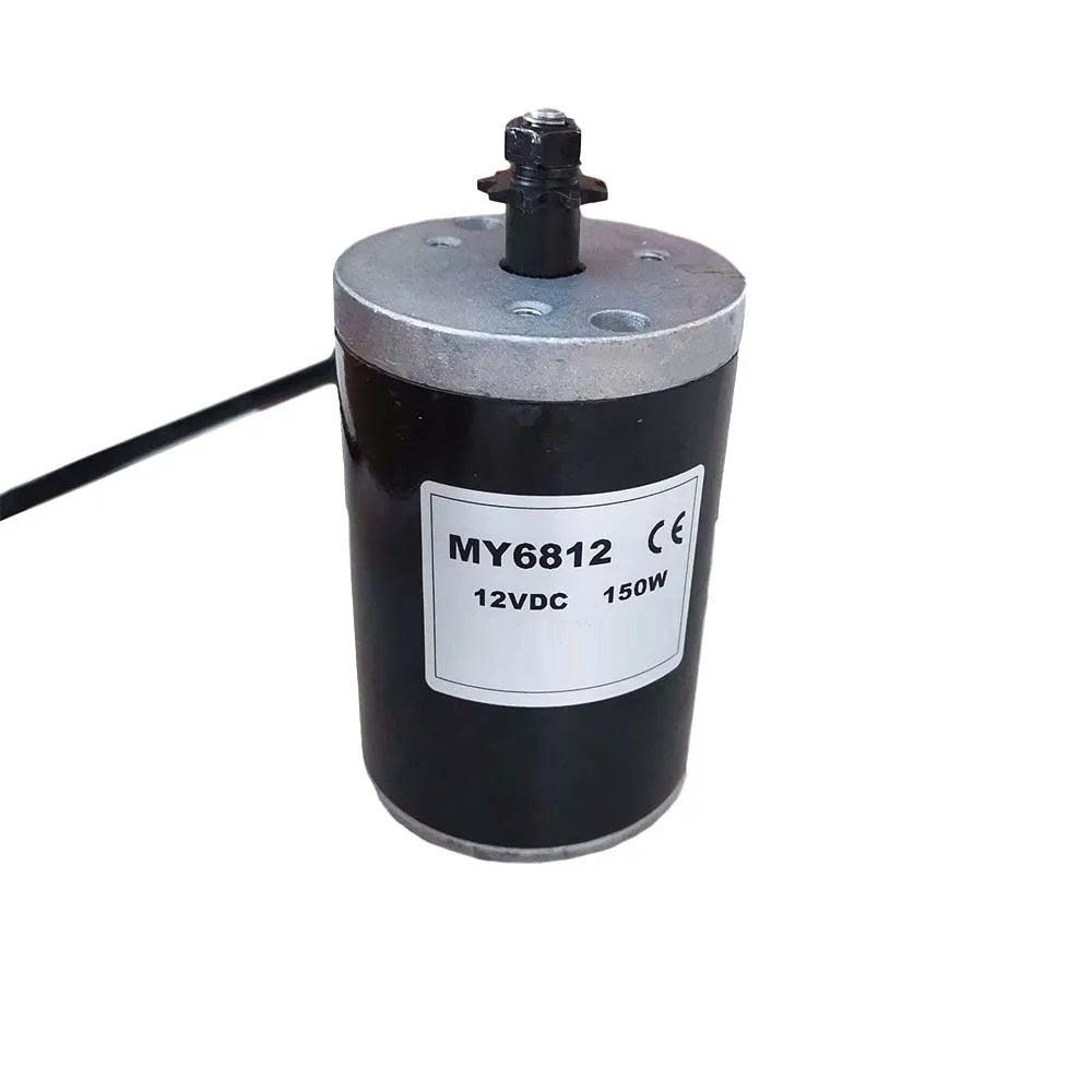 MY6812 DC 12V/24V 150W high speed motor with sprocket , scooter small brush motor