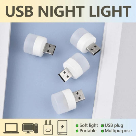 1W USB night light Super power saving - Warm White