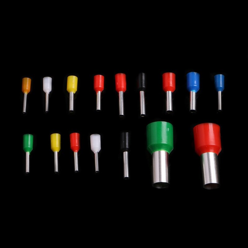 2120 Pcs Insulated Cord Pin End Terminal Bootlace Ferrules Kit Set Wire Copper L15