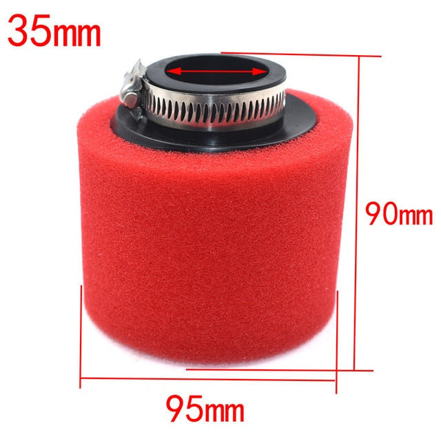 35mm POD Foam Washable Air Filter for ATV, Pit Bike Dirt Bike & Go Kart Kayo BSE