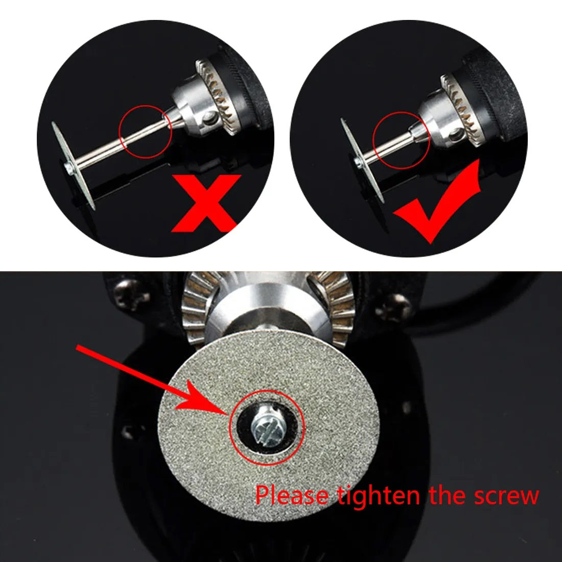 60mm Hot Dremel Tool Mini Diamond Cutting Blades - Pack of 10