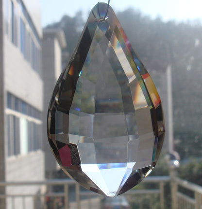1 pc 76mm Brand New Teardrop Suncatcher Crystal Ornament