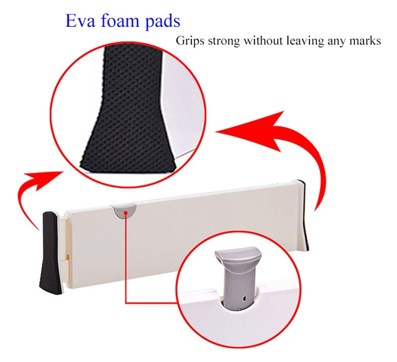 Adjustable Drawers Divider Retractable Drawer Partition