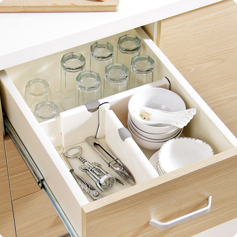 Adjustable Drawers Divider Retractable Drawer Partition