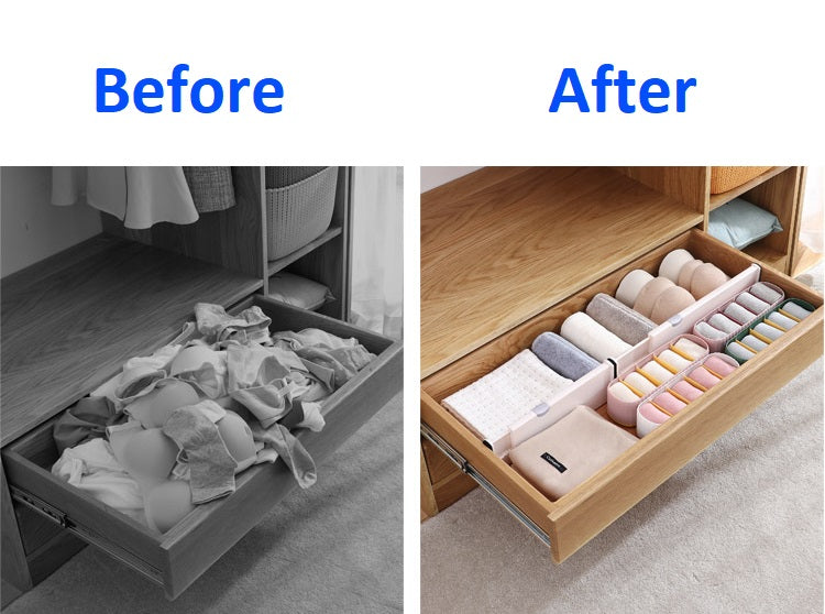 Adjustable Drawers Divider Retractable Drawer Partition