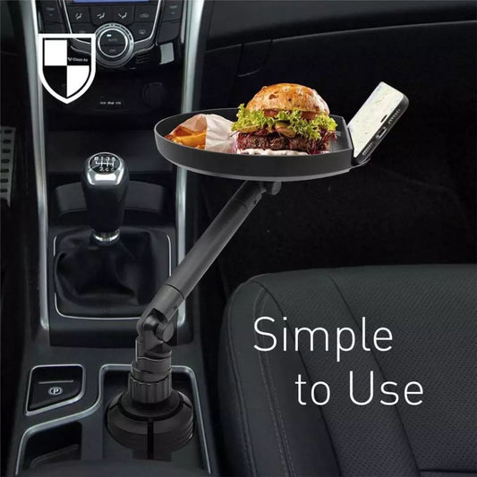 Adjustable car tray table