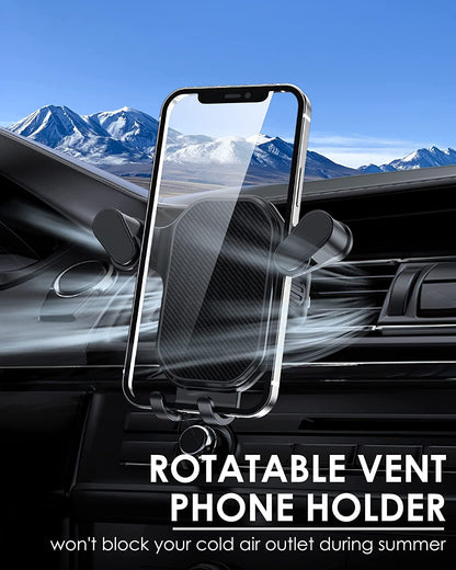 Air Vent Hook Mount Car Phone Holder for Big Phone or Wallet Case