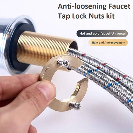 Anti-loosening Faucet Tap Lock Nuts Kit Pack