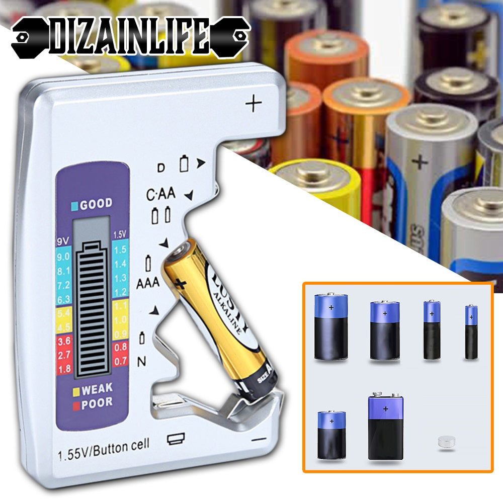 LCD Display Battery Tester