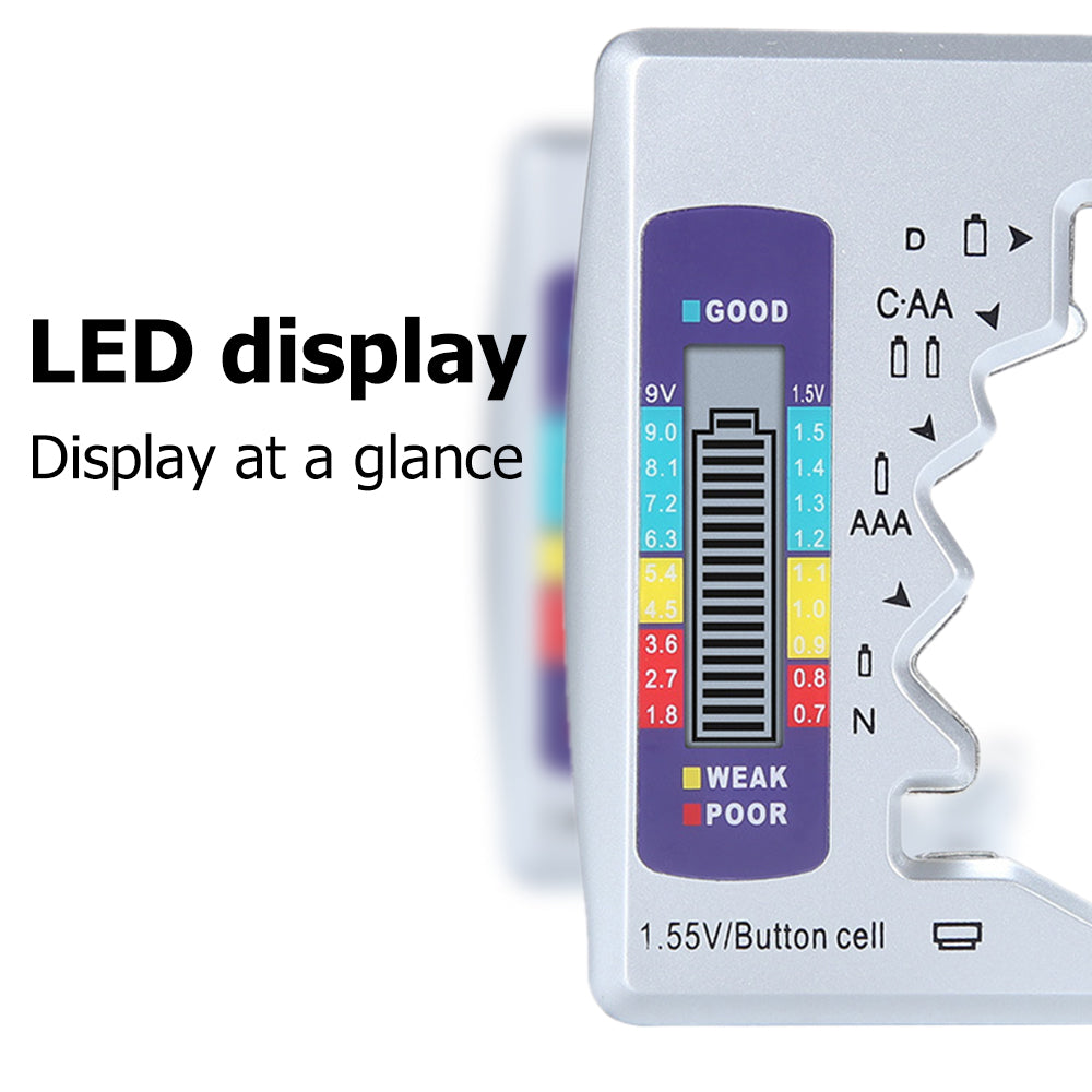 LCD Display Battery Tester