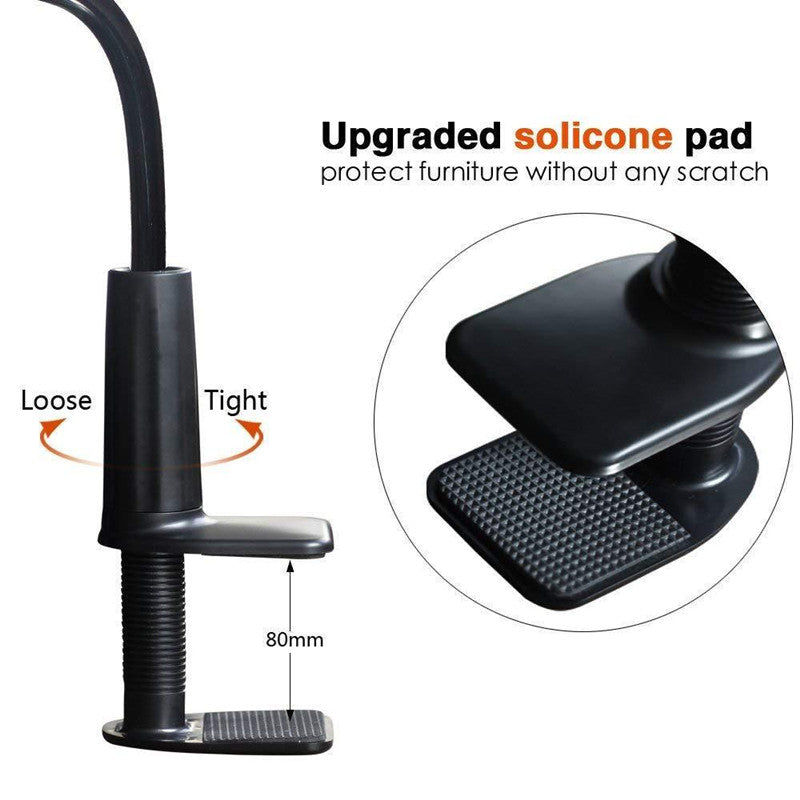 Flexible 360º Lazy Bed Desk Phone Holder & Stands For iPad Android Tablet