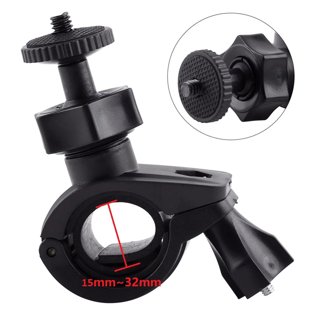 Gopro Bike Bicycle Handlebar Clamp Bracket Tripod Mount Screw Clip Tripods for DV DSLR Camera