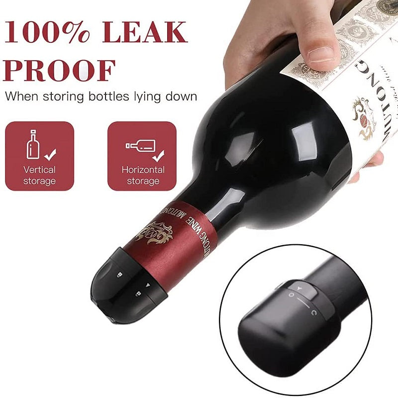 Wine/Champagne Bottle Cap Sealed Stopper - 2pack