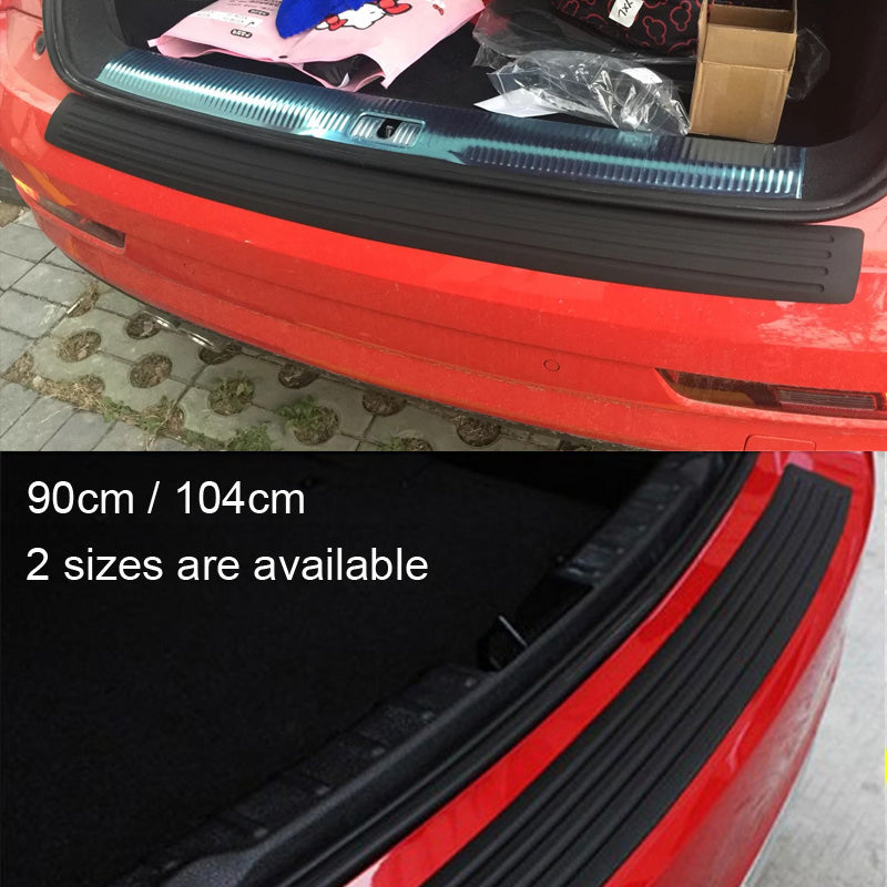 Universal Car boot Sill Plate Protector Rear Bumper Guard Rubber Mouldings Pad 90cm or 104cm