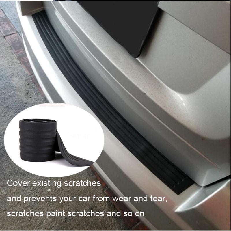 Universal Car boot Sill Plate Protector Rear Bumper Guard Rubber Mouldings Pad 90cm or 104cm