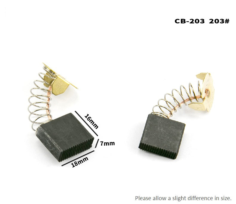 Carbon Brushes for Makita CB200 CB203 CB204 powertools – 7x18x16mm