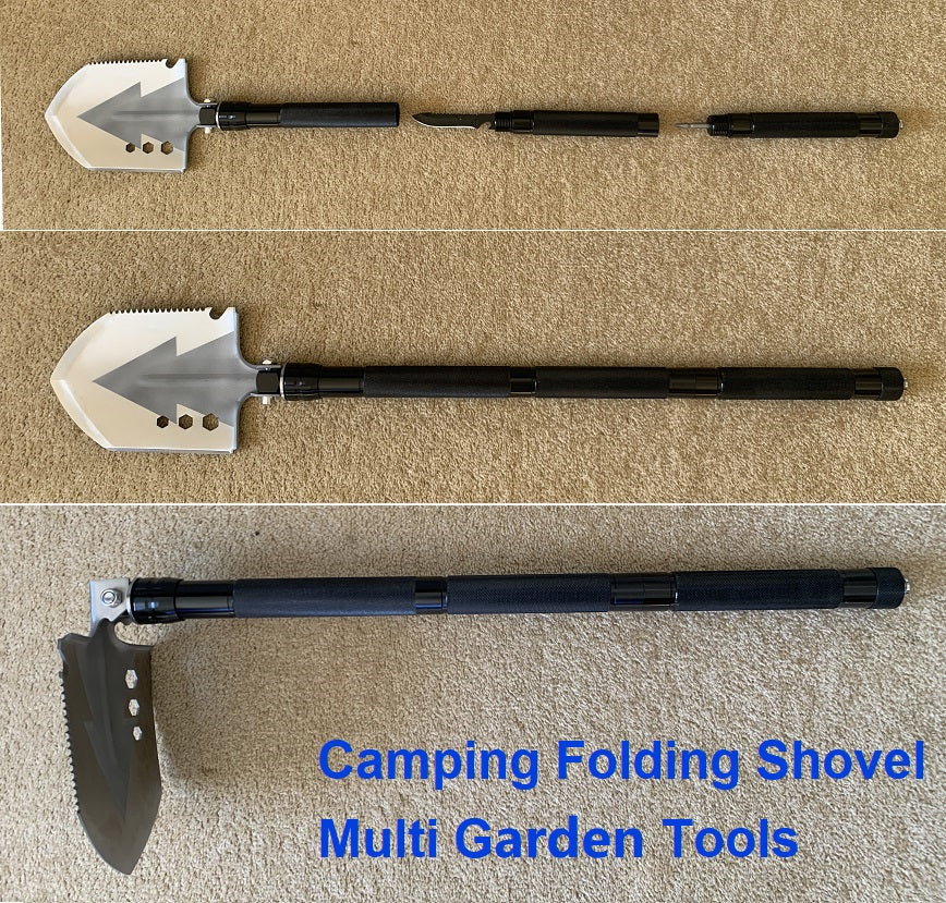 Camping Folding Camping Shovel Multi Tools Knife Axe Saw