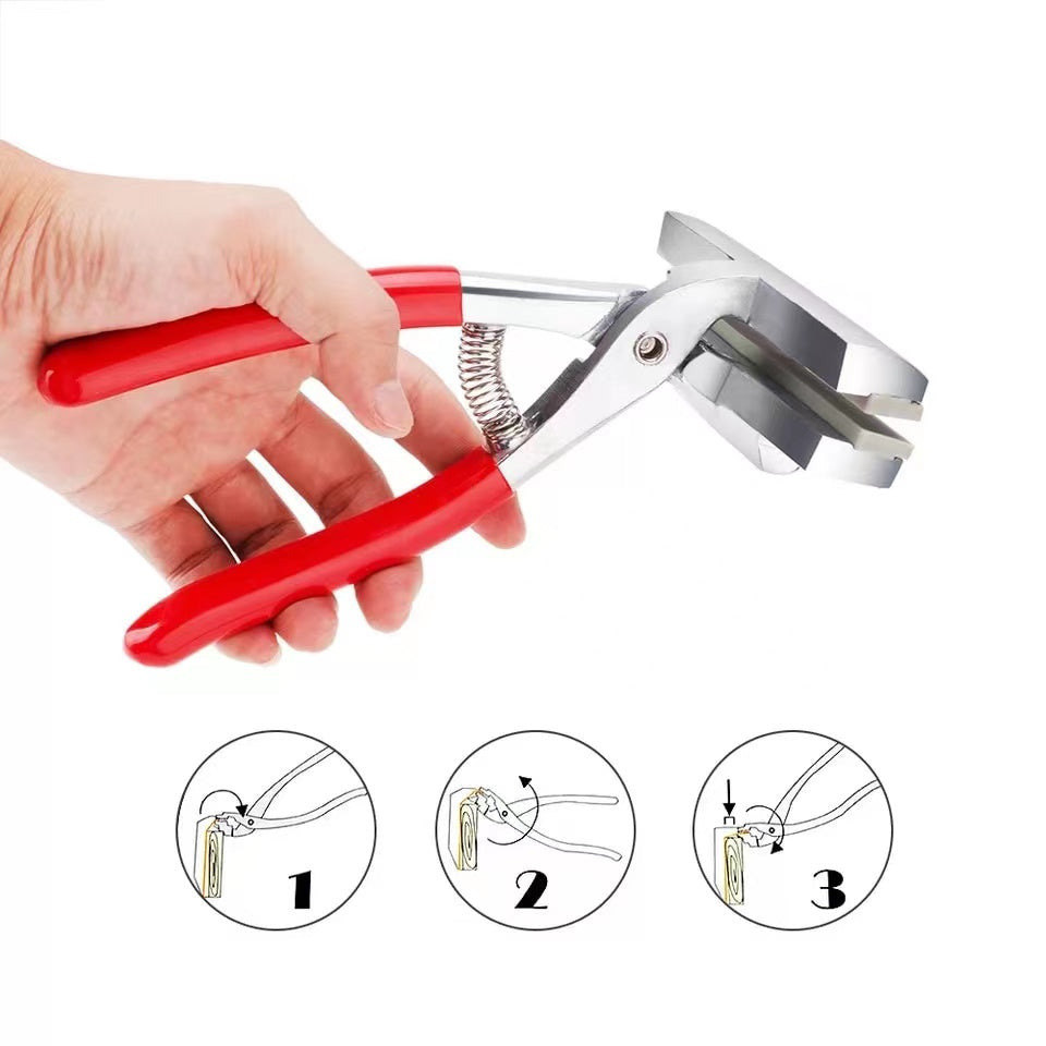 Extra Wide Canvas Pliers with Padded Spring Return Handle for Stretcher Bars Artist Framing Tool