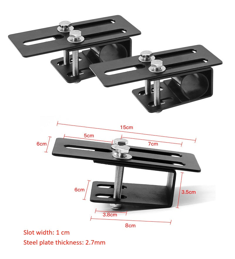 Car roof rack bar brackets (Pack of 2)
