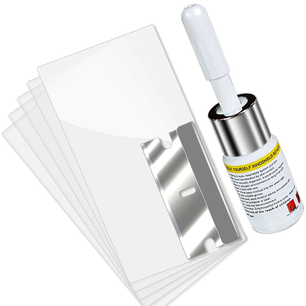 Car windshield crack repair resin kit