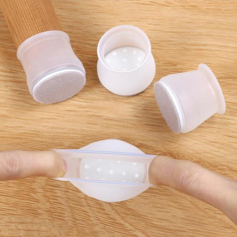 4pcs Silicone Chair Tips Chair Leg Cap