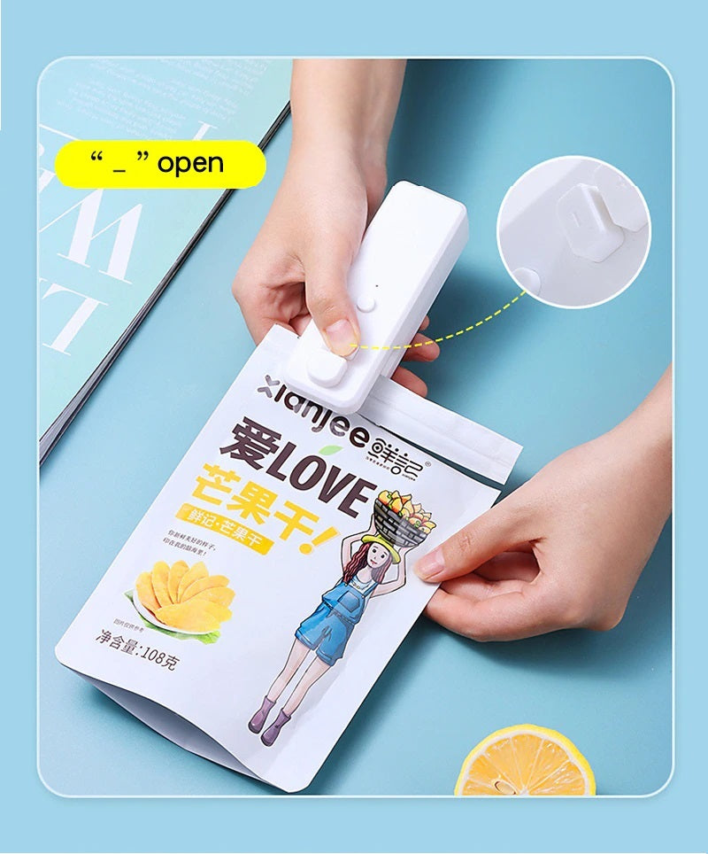 Rechargeable Mini Sealing Machine - Grey