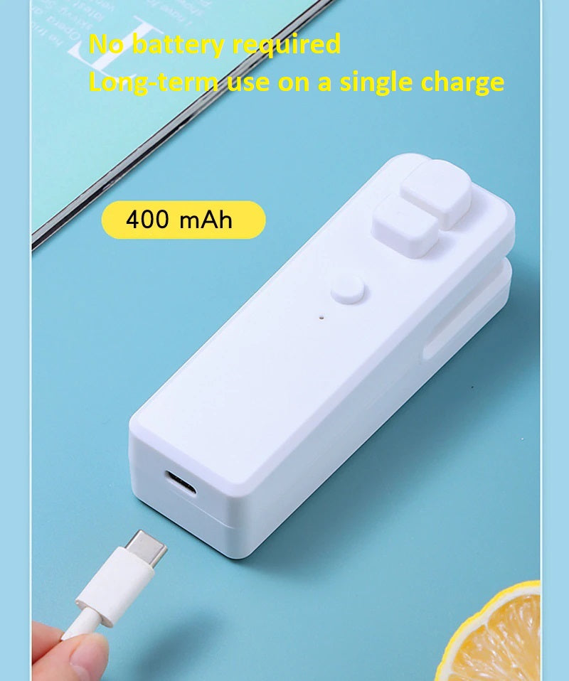 Rechargeable Mini Sealing Machine - Grey