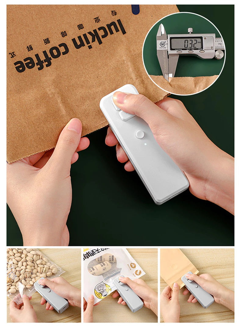 Rechargeable Mini Sealing Machine - Grey