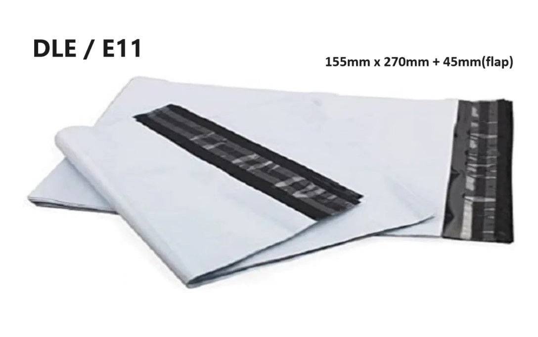 DLE/E11 courier bags 155mm x 270mm + 45mm(flap)