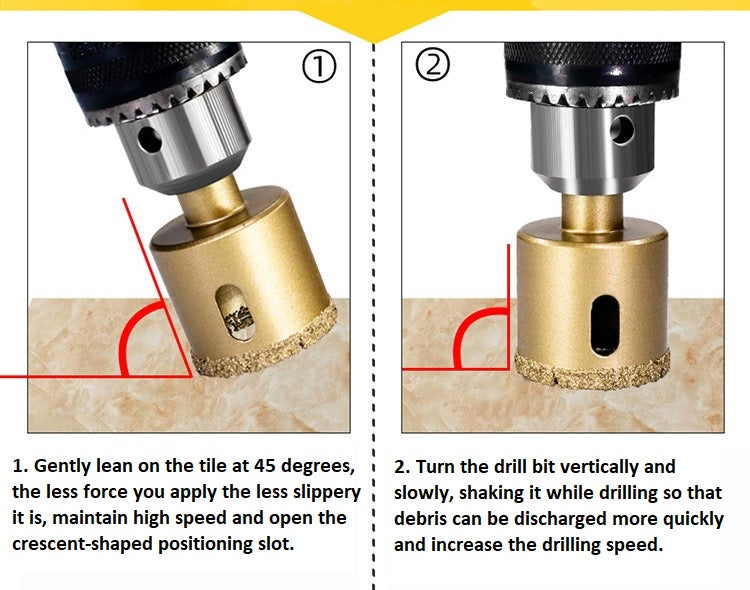 Diamond Holesaw Drill Bit 32mm / 35mm