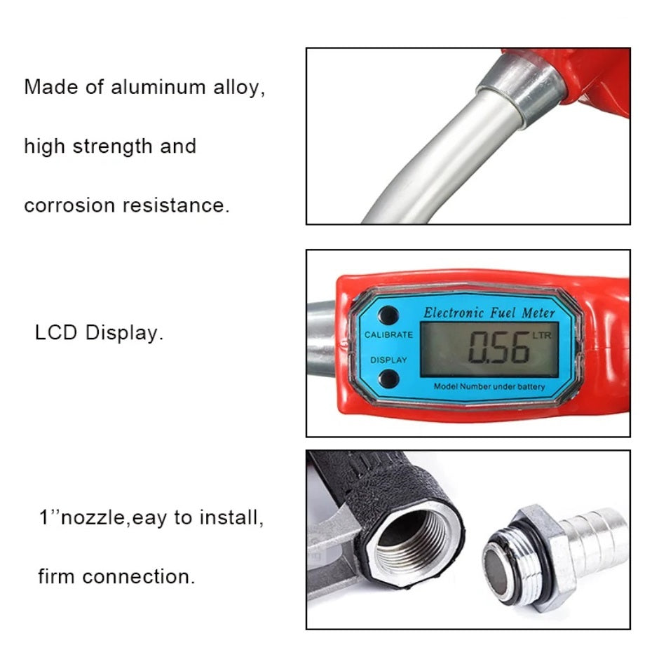 Digital Filling Nozzle Gun Fueling Nozzle with Flow Meter