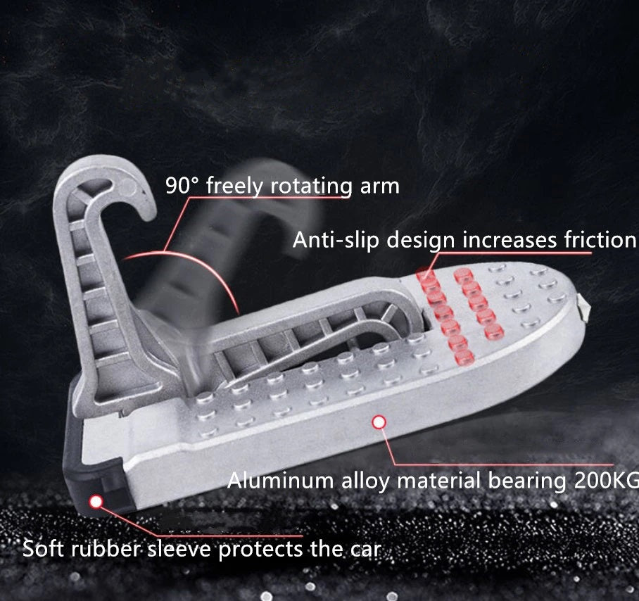 Door Hook Pedal - Silver