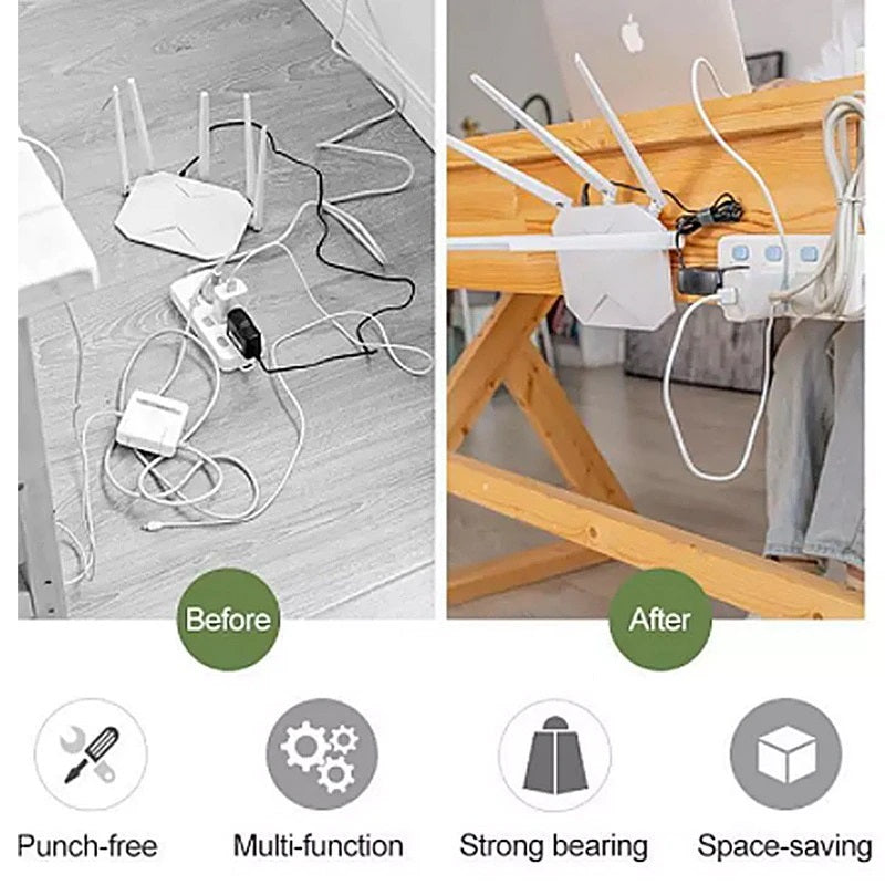 5 Pairs Double-sided Waterproof Wall Hooks