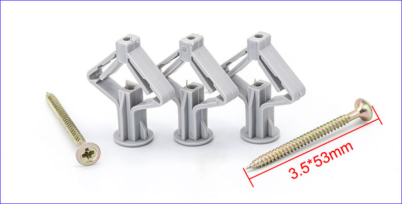 10 sets Drywall anchor and screws for Gib board and Plaster board