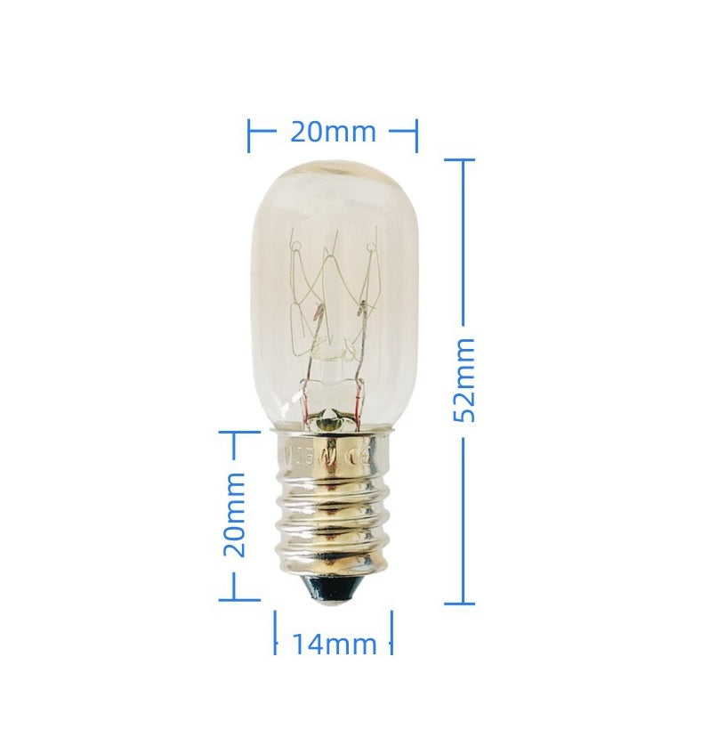 2 x E14 15W Appliance / Salt Lamp Bulb T20 230-240V Warm White 2300K