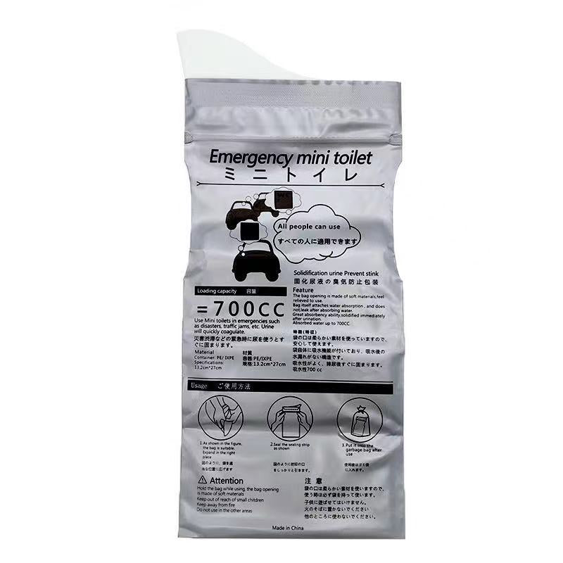 Emergency toilet bag/Travel Mini mobile Toilet bag For Baby/Women/Men seasick carsick spit bag
