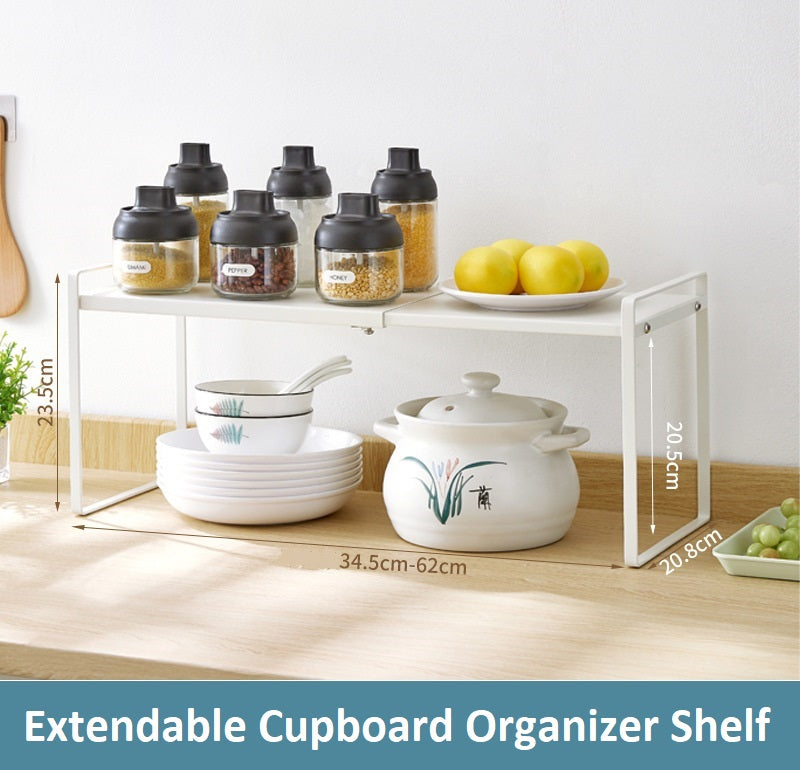 Heavy Duty Extendable Cupboard Organizer Shelf