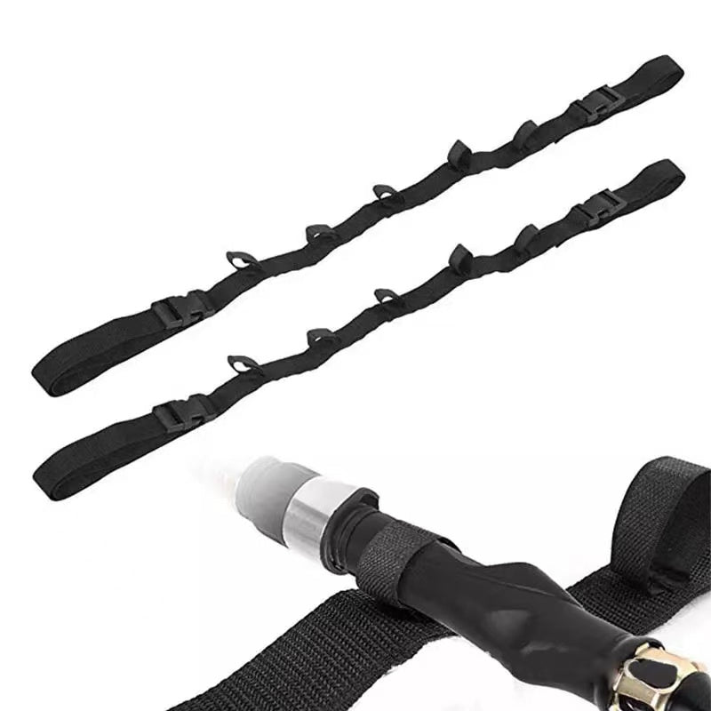 5 Slot Car Fishing Rod Strap Holder Pole Holder Belt Strap Carrier
