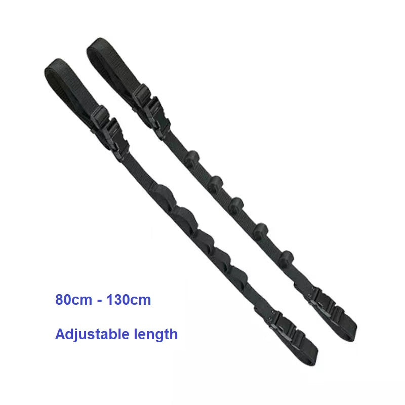 5 Slot Car Fishing Rod Strap Holder Pole Holder Belt Strap Carrier