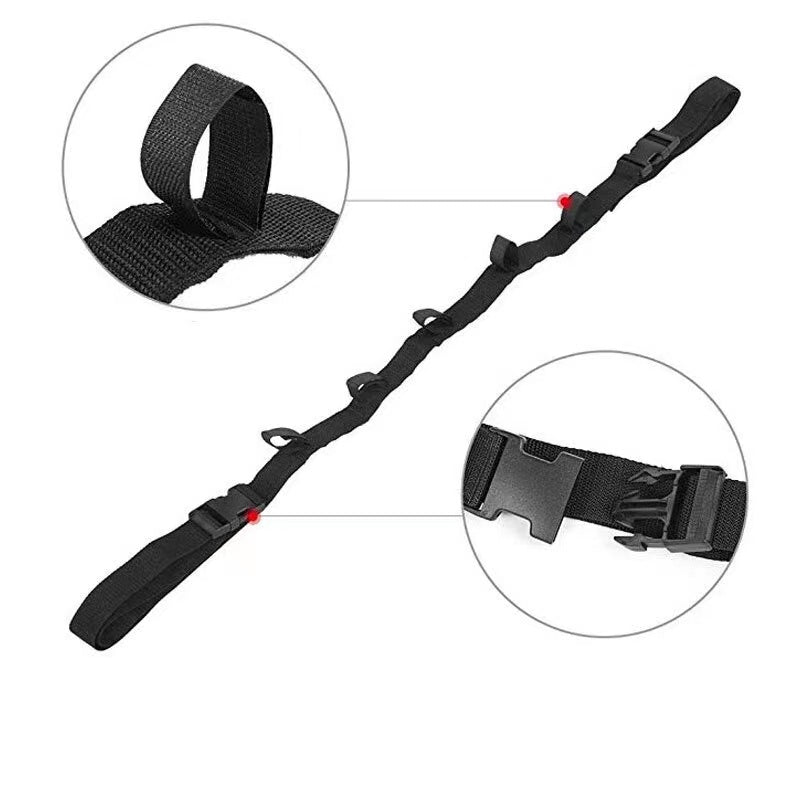 5 Slot Car Fishing Rod Strap Holder Pole Holder Belt Strap Carrier
