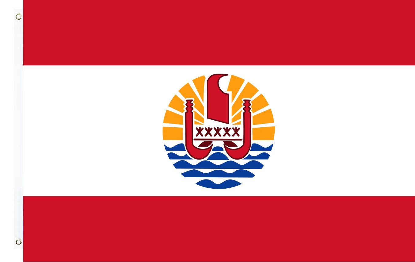 100% Brand New Flag - French Polynesia - Tahiti 90x150cm