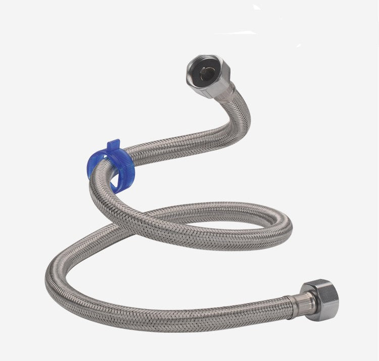 Stainless Steel Extension Hose for Mixer Tap Flexi Hose 15 x 600mm 2pk