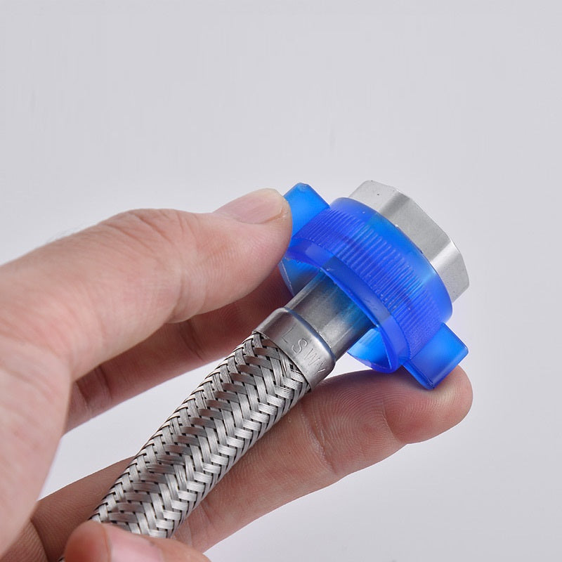 Stainless Steel Extension Hose for Mixer Tap Flexi Hose 15 x 600mm 2pk