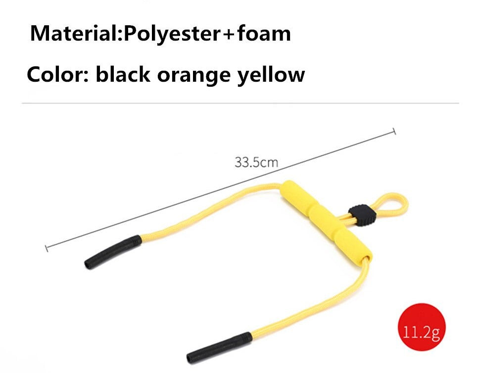 Floating Foam glasses Straps Sunglasses Anti-Slip Glasses String Ropes - Yellow