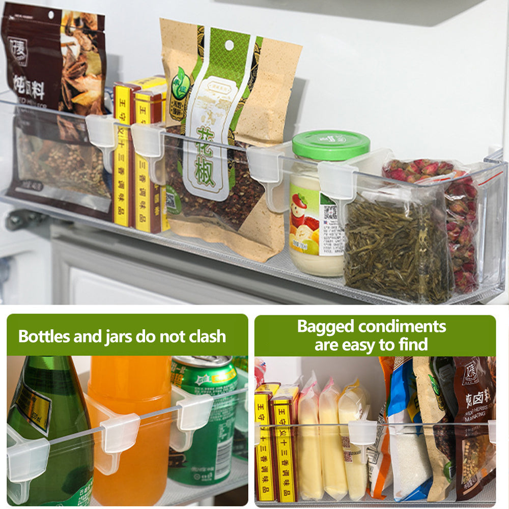 5pcs Fridge Storage Divider Refrigerator Storage Partition Board