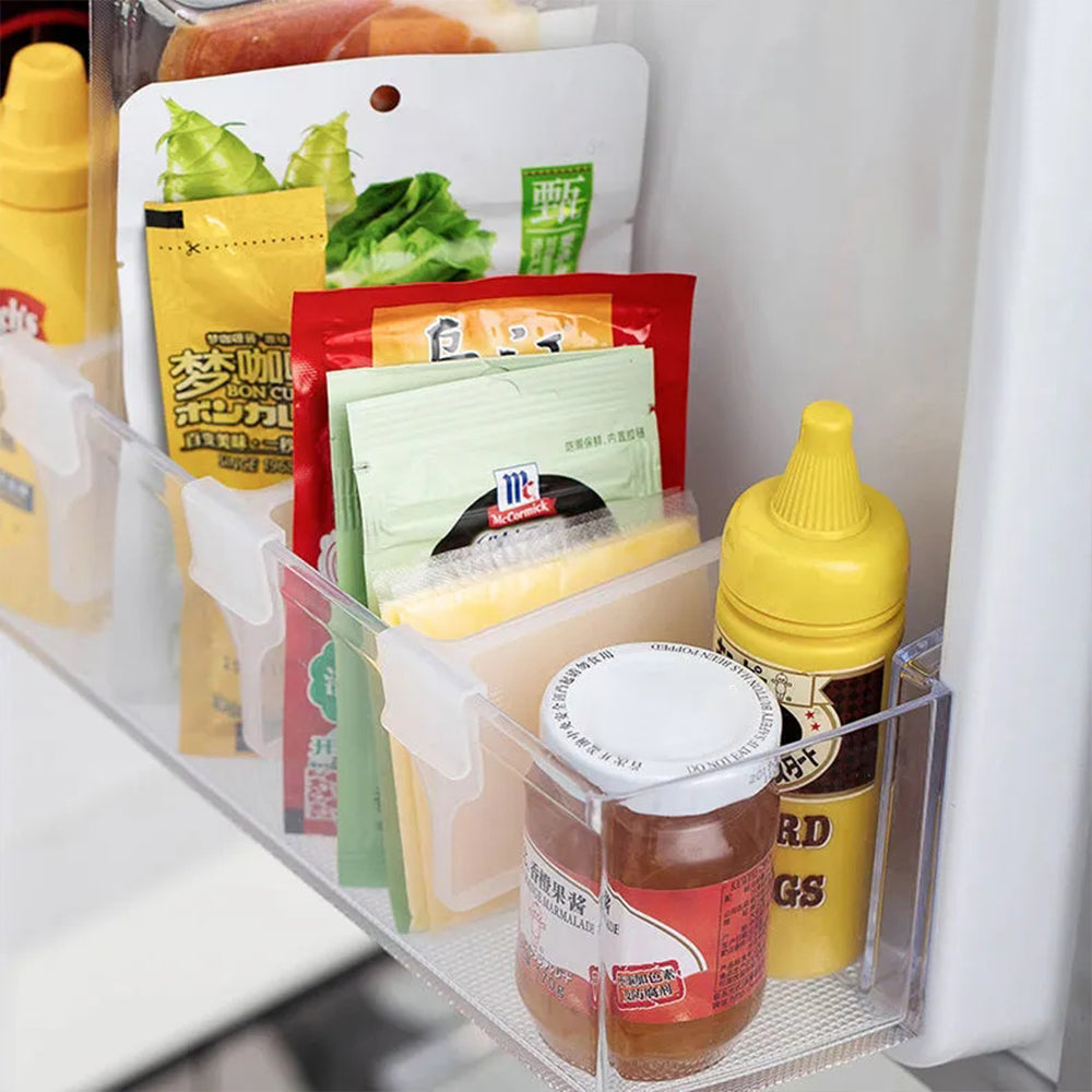 5pcs Fridge Storage Divider Refrigerator Storage Partition Board