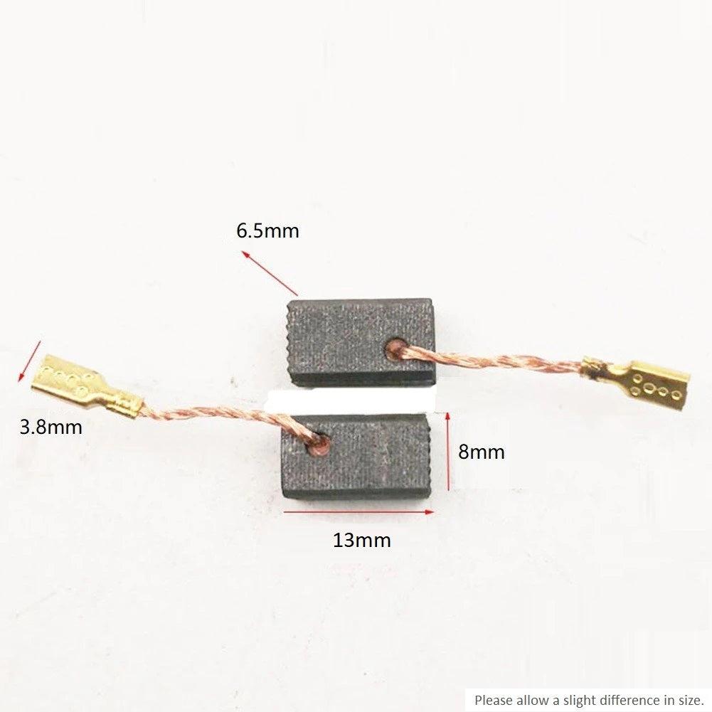 Carbon Brushes 6.5×8×13mm For Bosch Angle Grinder GWS7-100 without cut off